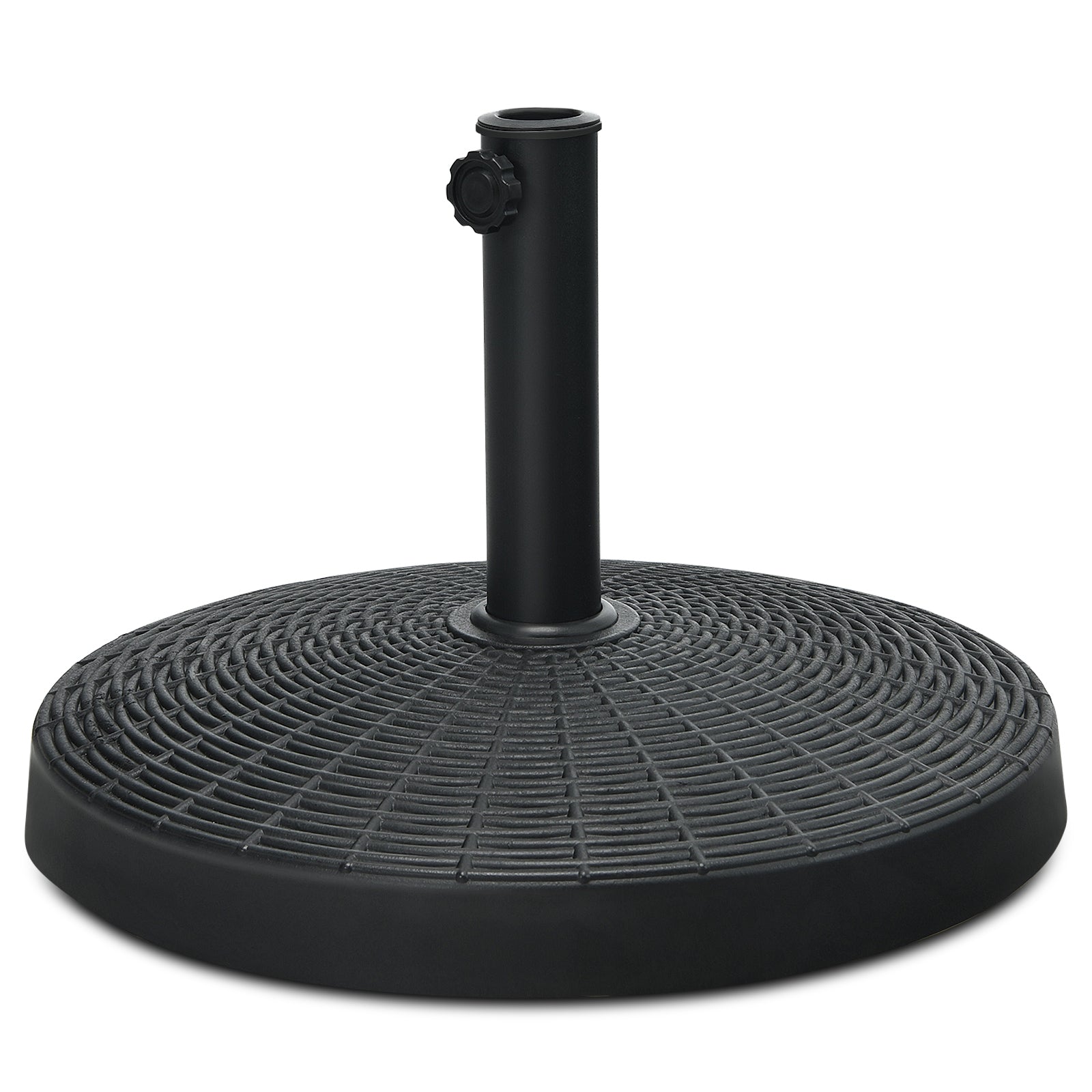 49 LBS Resin Umbrella Base - Black