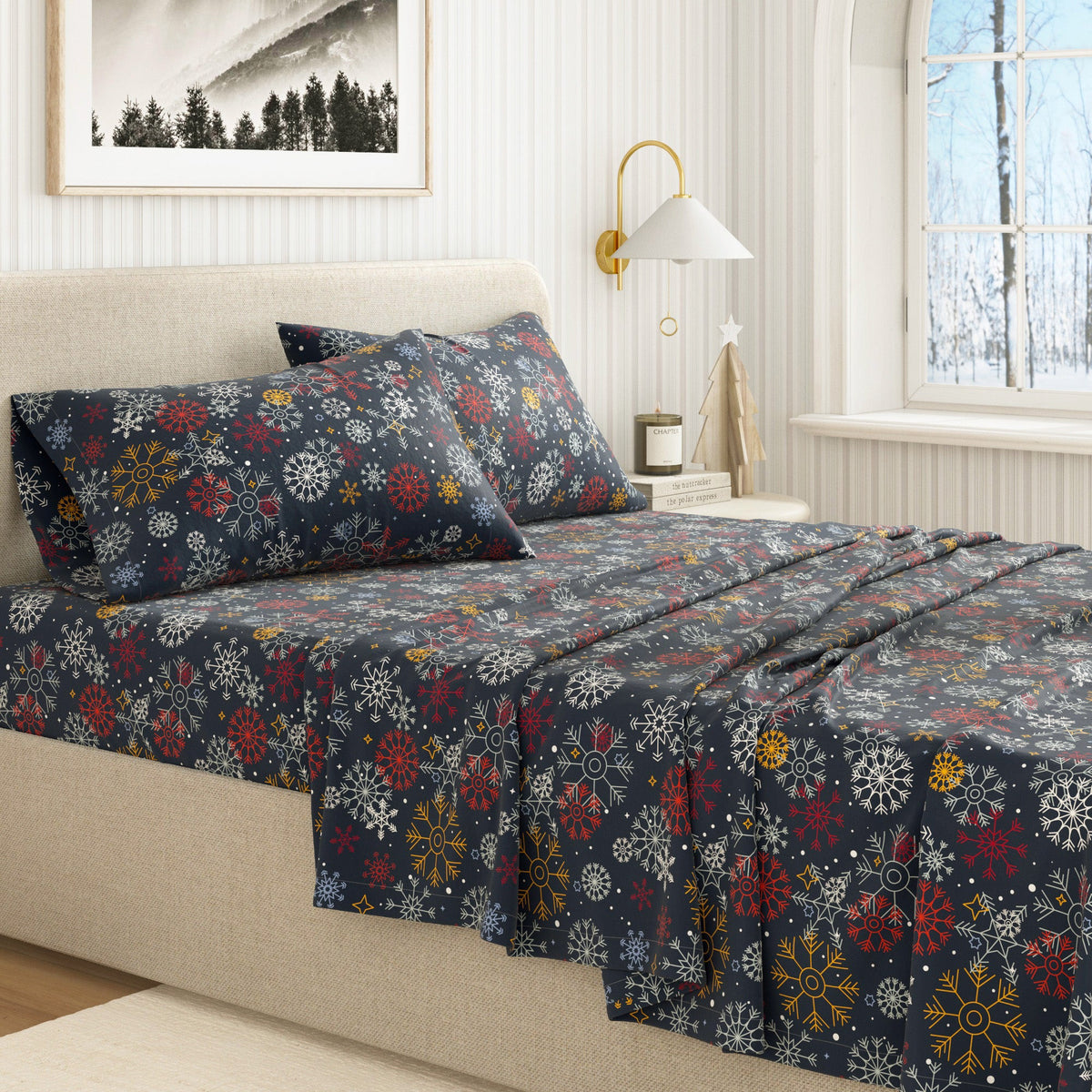 Turkish Cotton Flannel Sheet Sets - Lakeview Collection