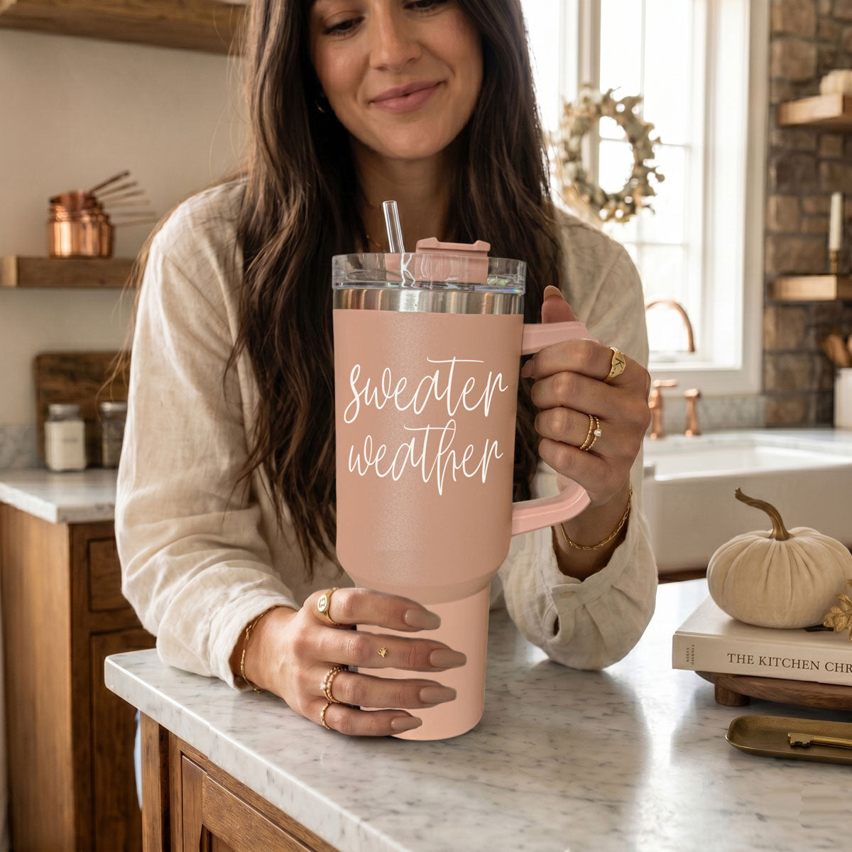 Sweater Weather 40oz Insulated Tumbler