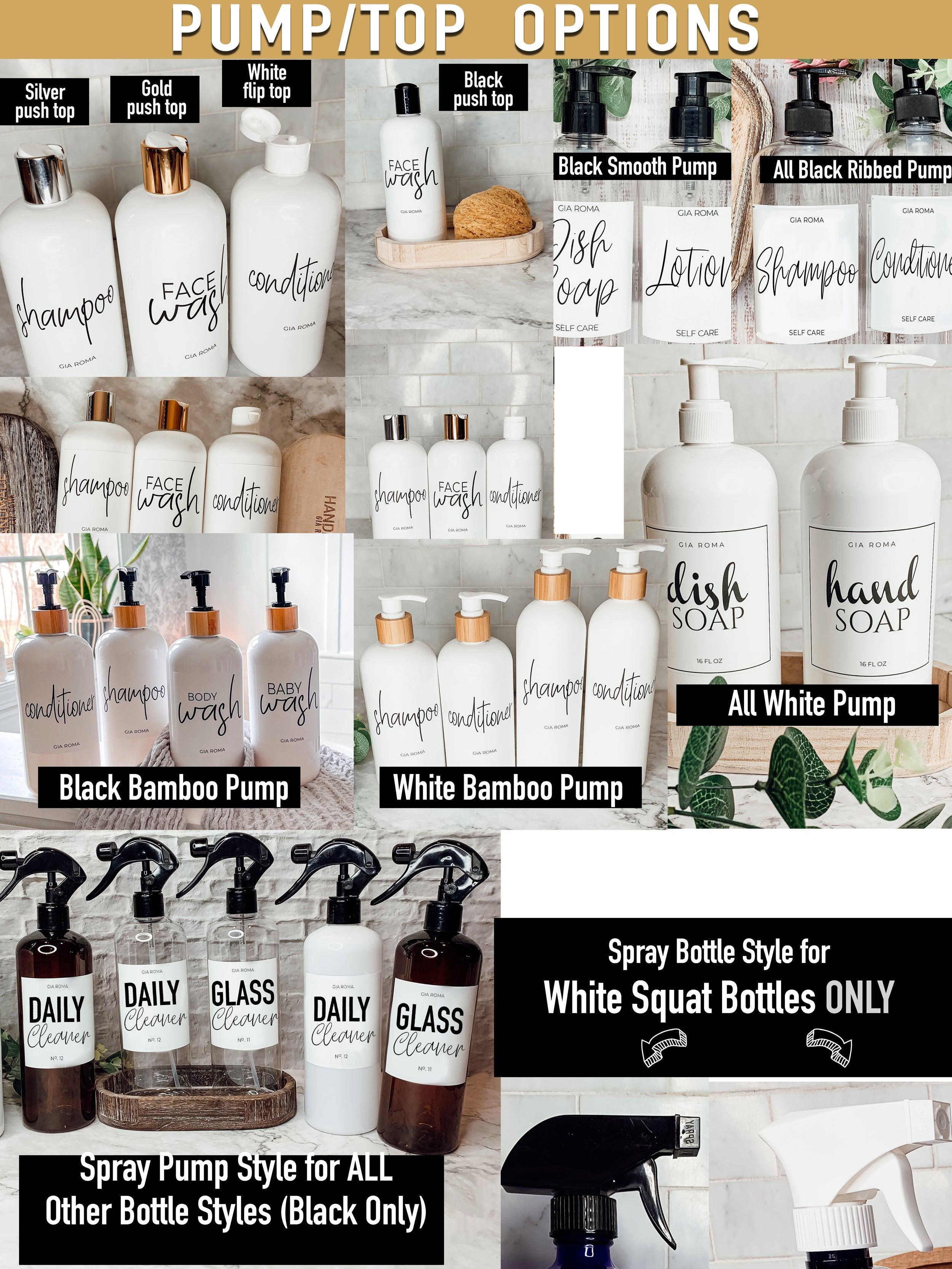 16oz Plastic Bottles - White|White Label