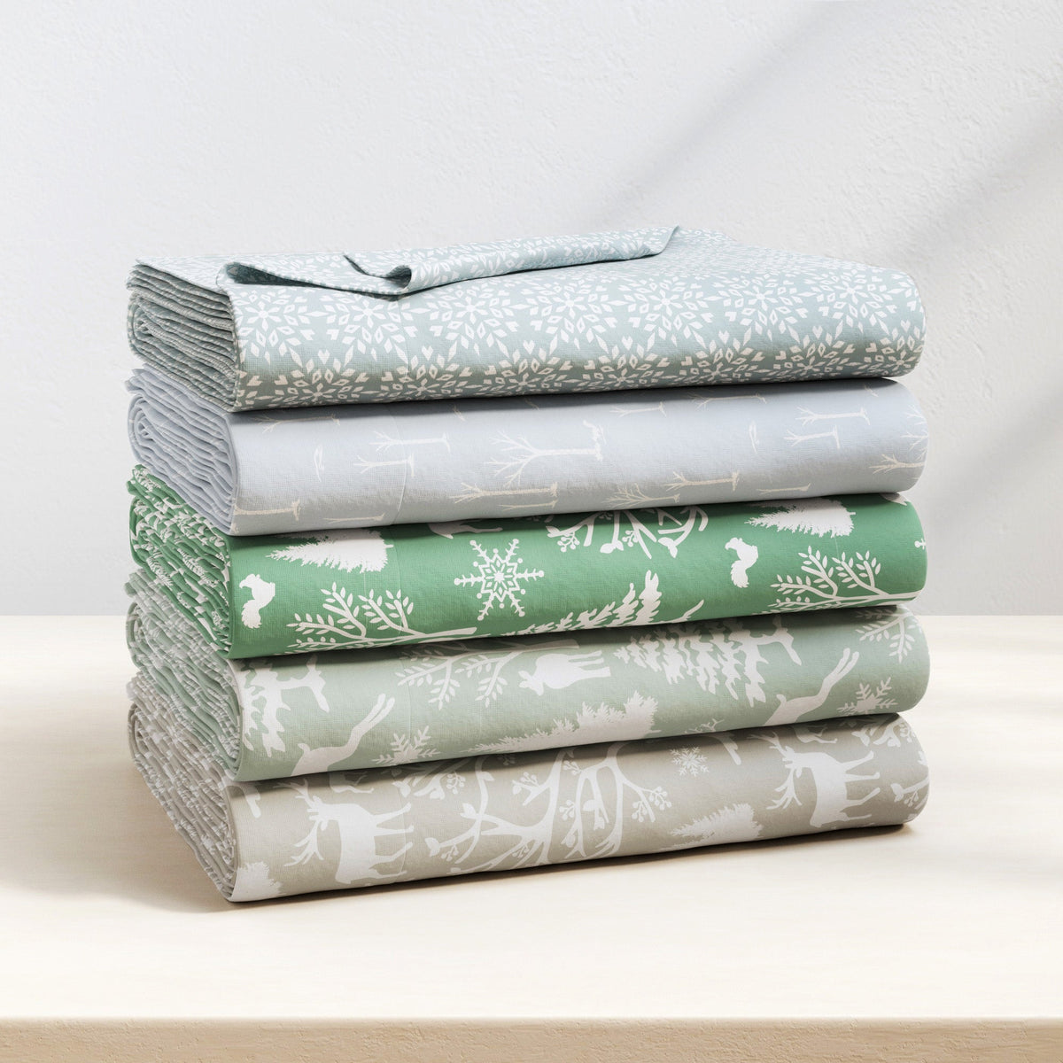 Turkish Cotton Flannel Sheet Sets - Lakeview Collection