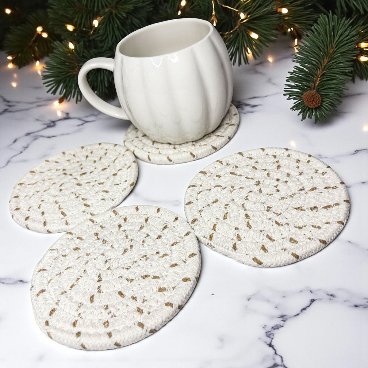 Fall Fabric Coasters