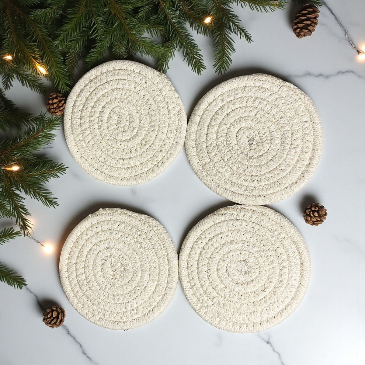 Fall Fabric Coasters