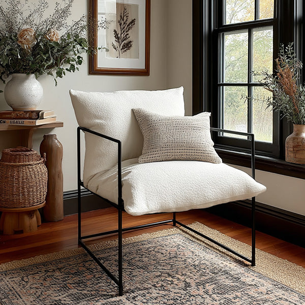 Accent furniture pieces including chairs and side tables