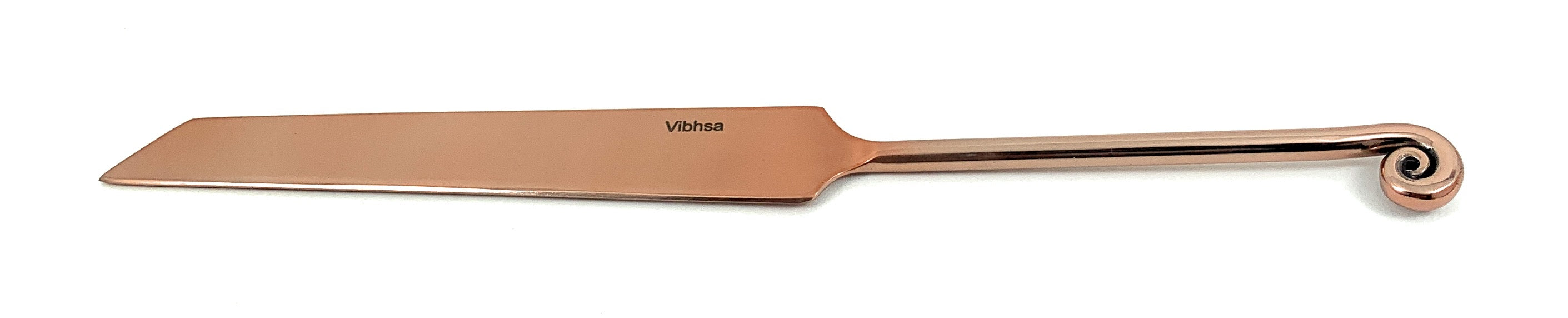 Copper Finish Cake Serving Set - 2 Pc