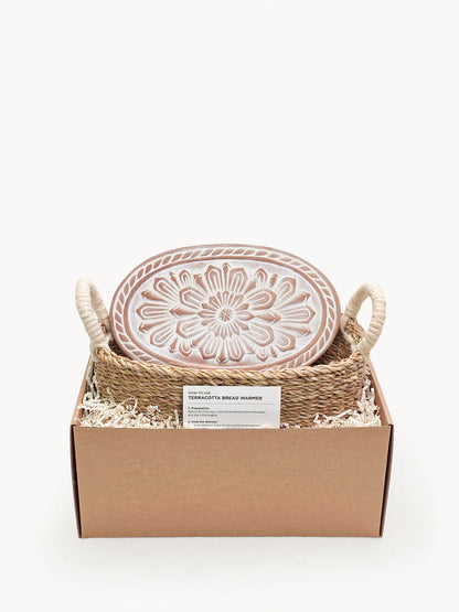 Bread Warmer &amp; Basket - Flower