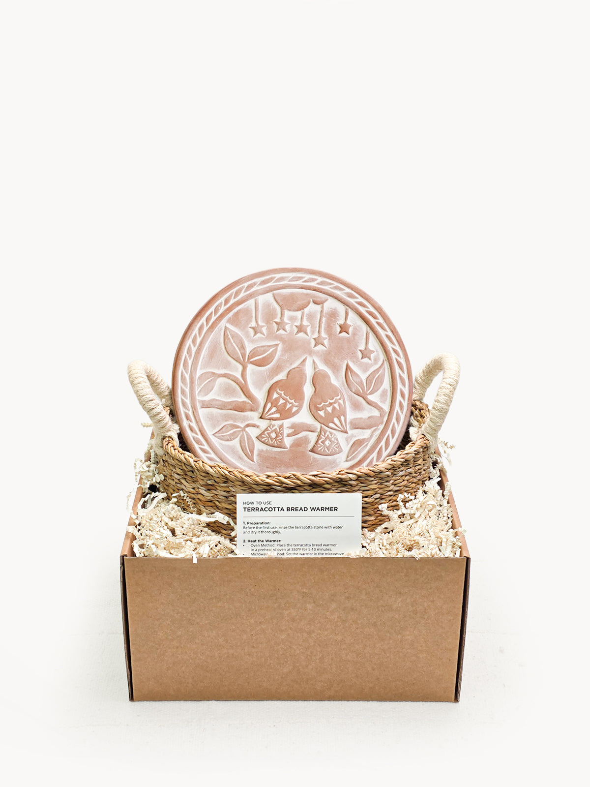 Bread Warmer &amp; Basket - Lovebirds Round