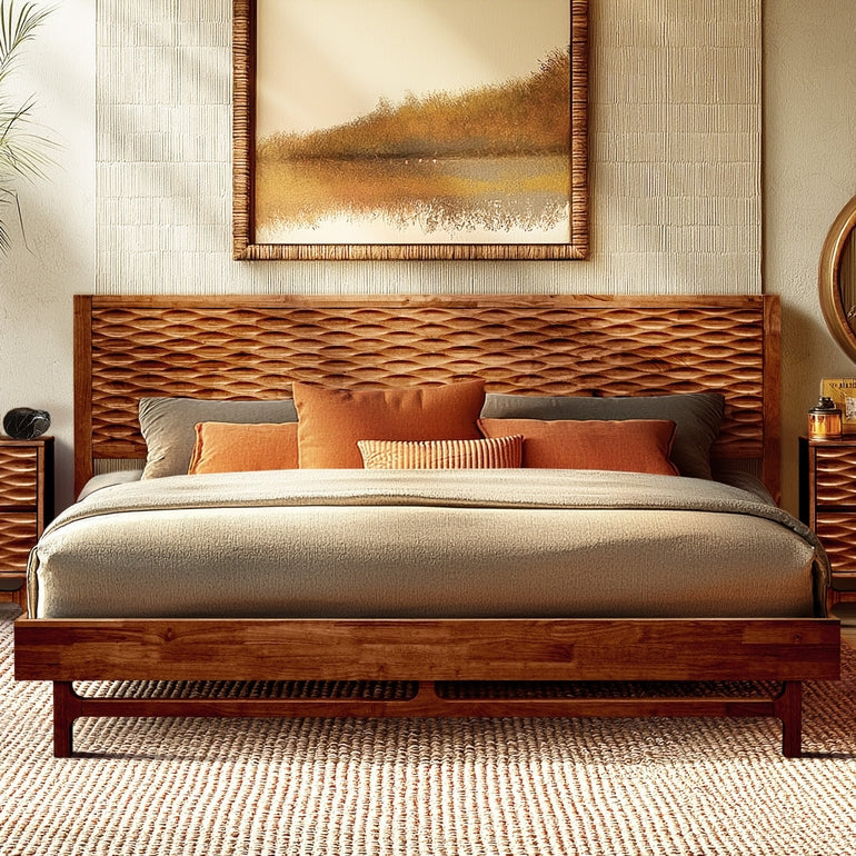 Acacia Elara Platform Bed Frame - 3 Finishes