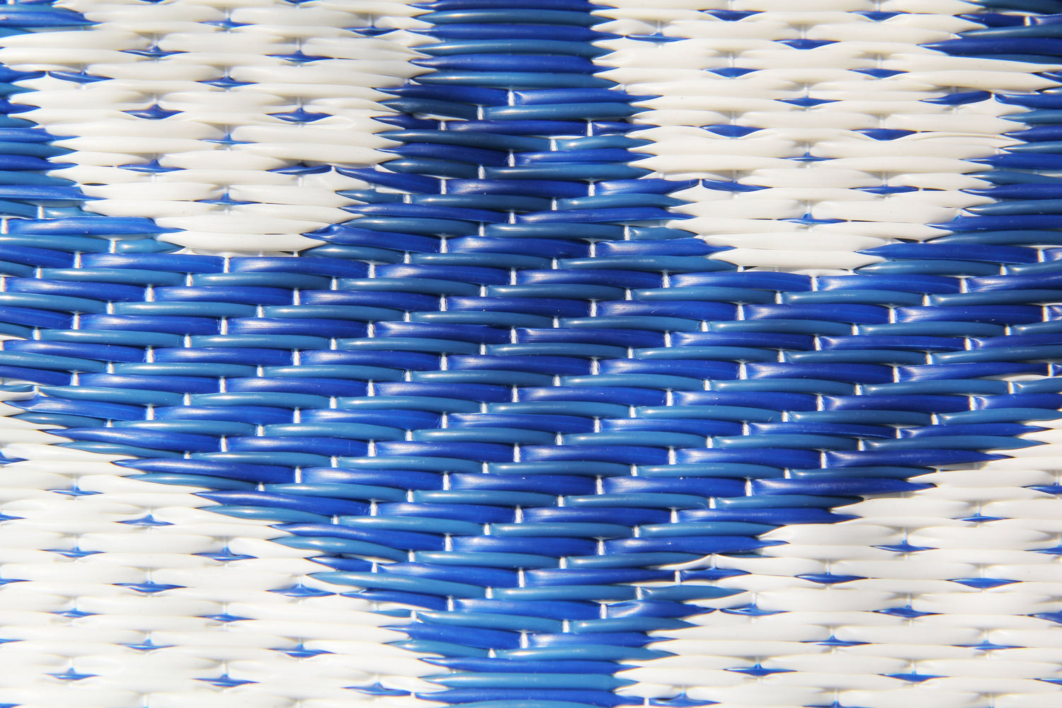 Anchor Blue &amp; White Outdoor Mat