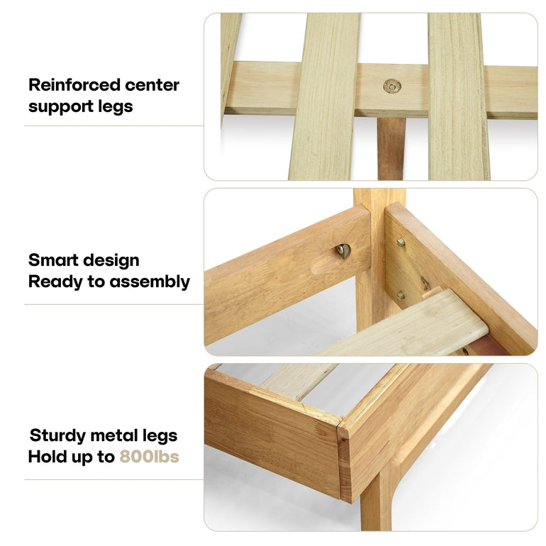 Acacia Elara Platform Bed Frame - 3 Finishes