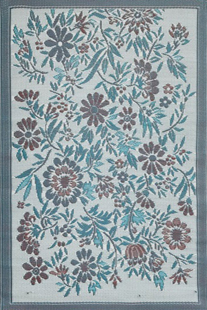 Wildflowers Stone Terra Outdoor Mat