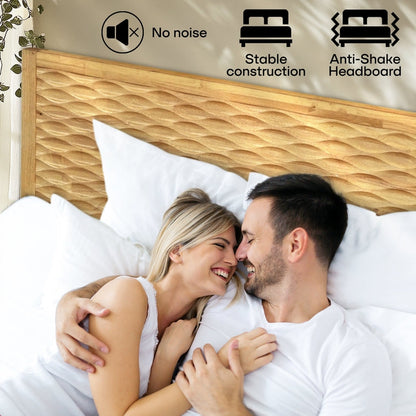Acacia Elara Platform Bed Frame - 3 Finishes