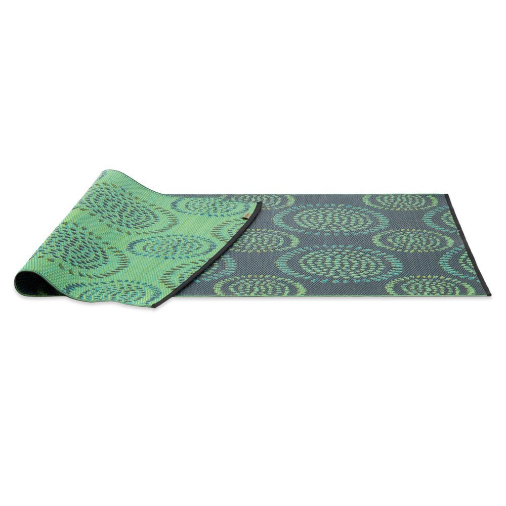 Molly Navy &amp; Aqua Outdoor Mat