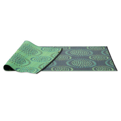 Molly Navy &amp; Aqua Outdoor Mat