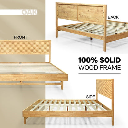 Acacia Elara Platform Bed Frame - 3 Finishes