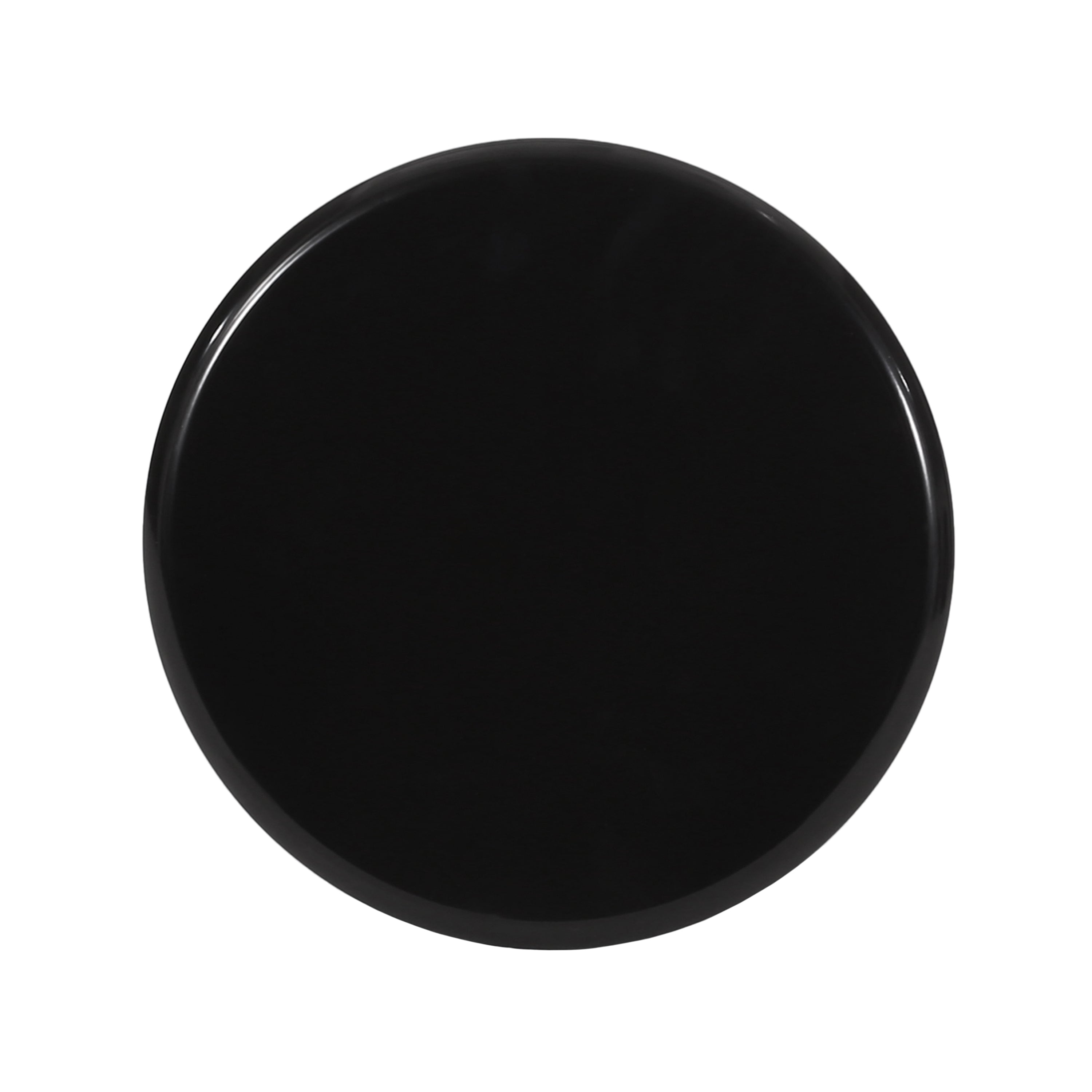 Modern Outdoor Metal End Table in Black Finish