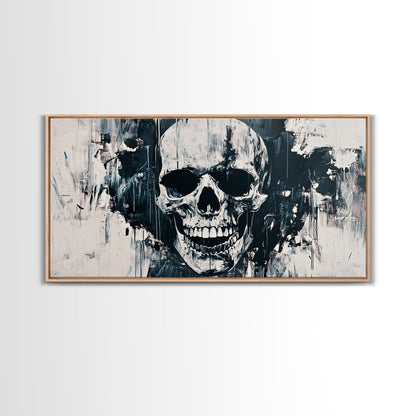 Gothic Skull Art Canvas Print