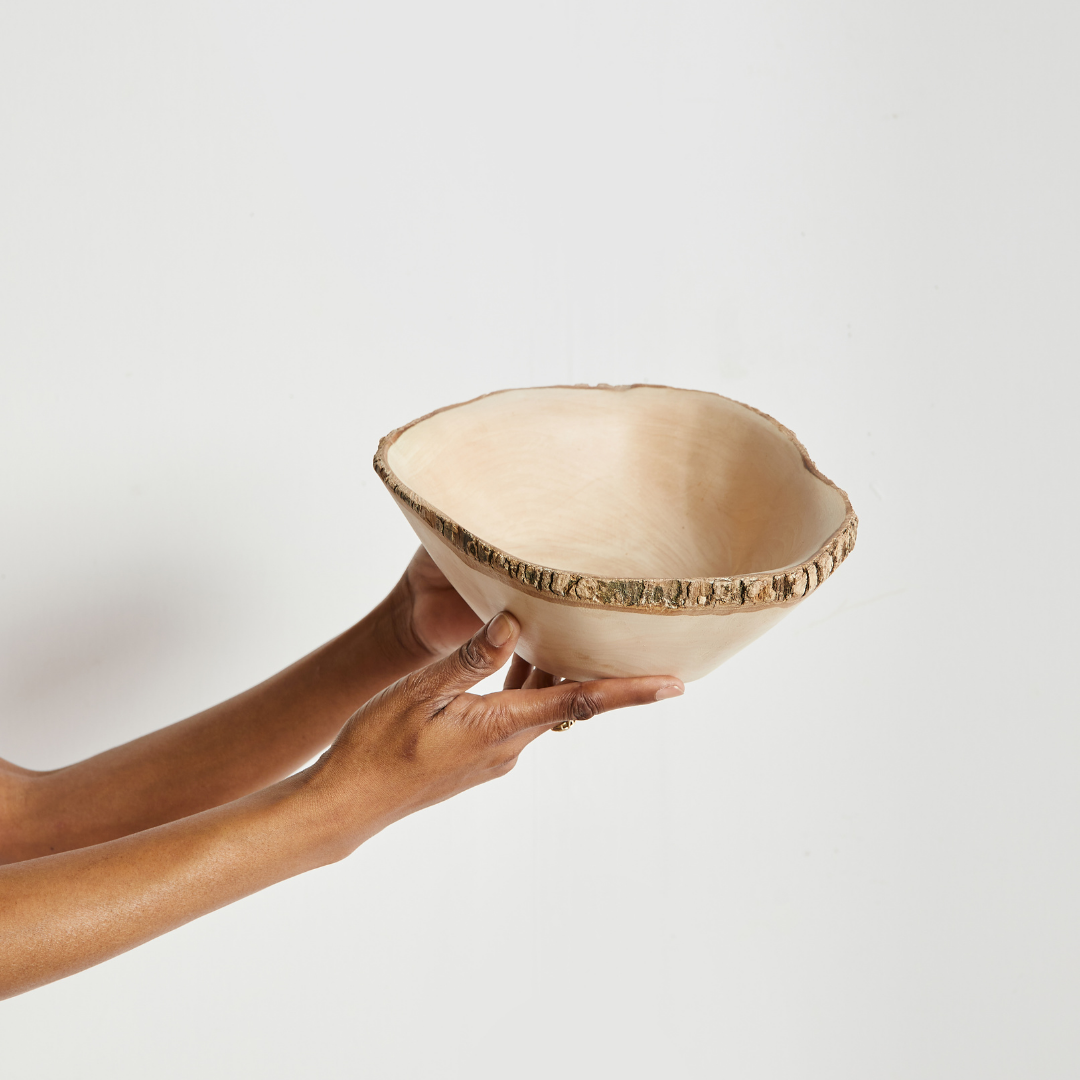 Jacaranda Handcarved Decorative Wooden Bowl