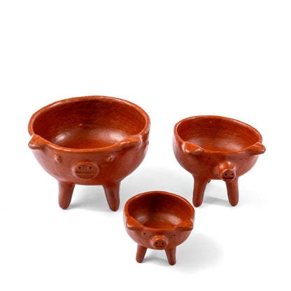 Oink &amp; Clay Bowl Set - 3 Piece