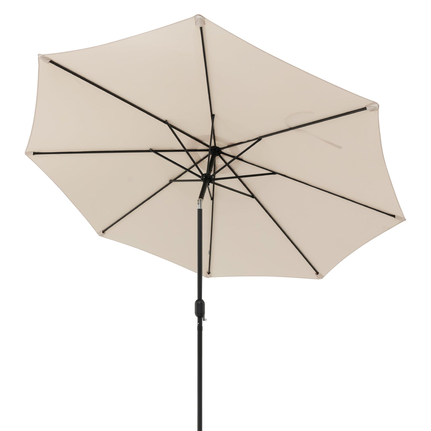 10 Ft Outdoor Patio Umbrella with Tilt and Crank - 7 Colors
