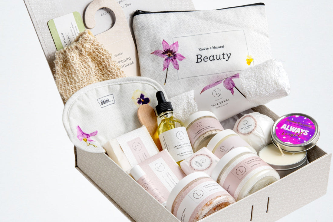 A Special Gift Basket for Mom - Natural Lavender