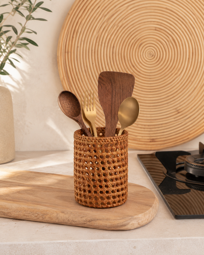 Rattan Pencil Holder
