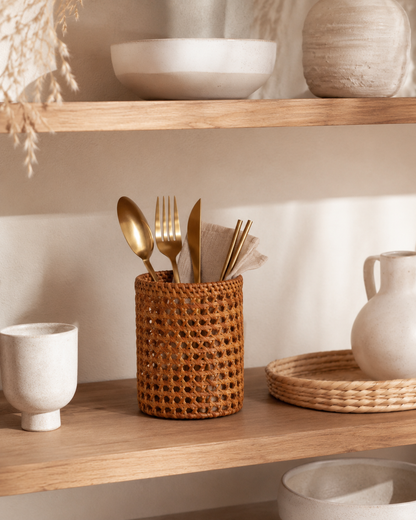 Rattan Pencil Holder