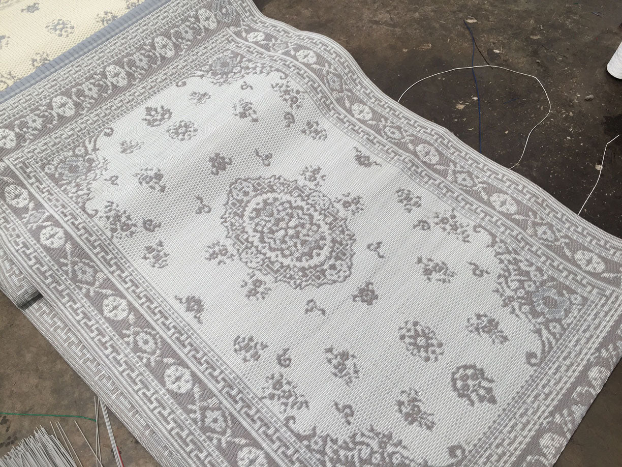 Floral Alabaster Outdoor Mat