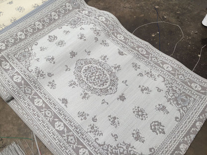Floral Alabaster Outdoor Mat