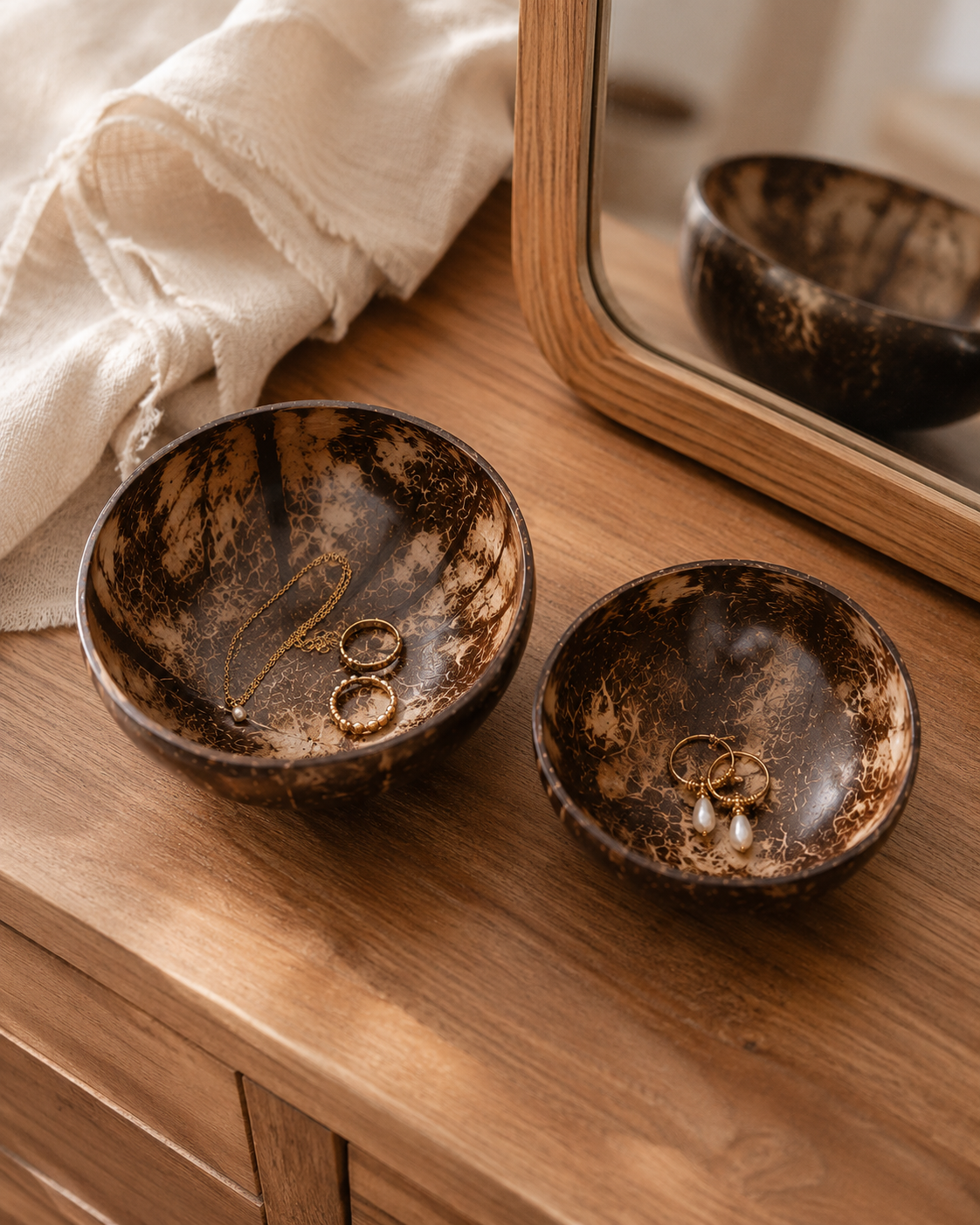 Set of 2 Coconut Catch-All