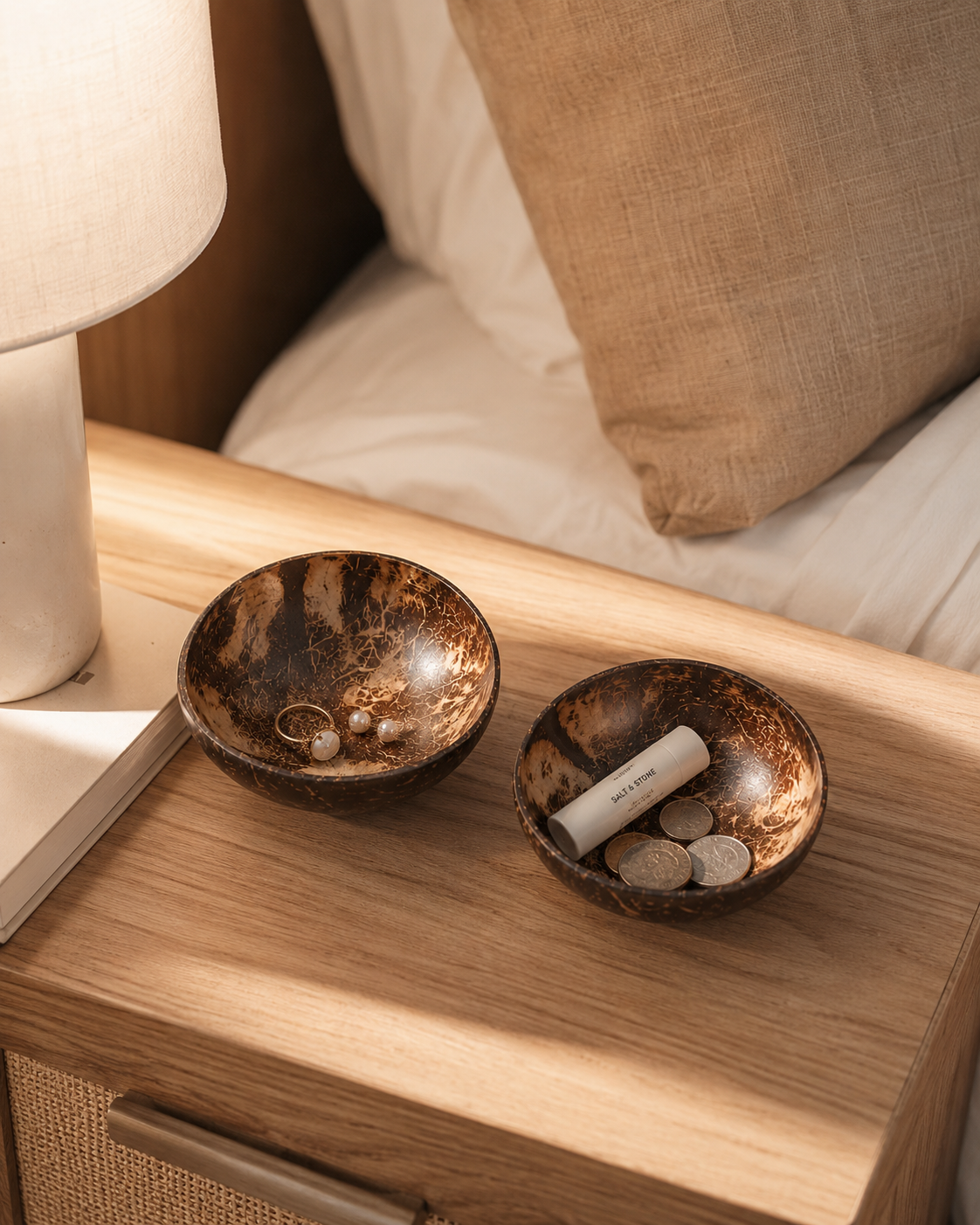 Set of 2 Coconut Catch-All