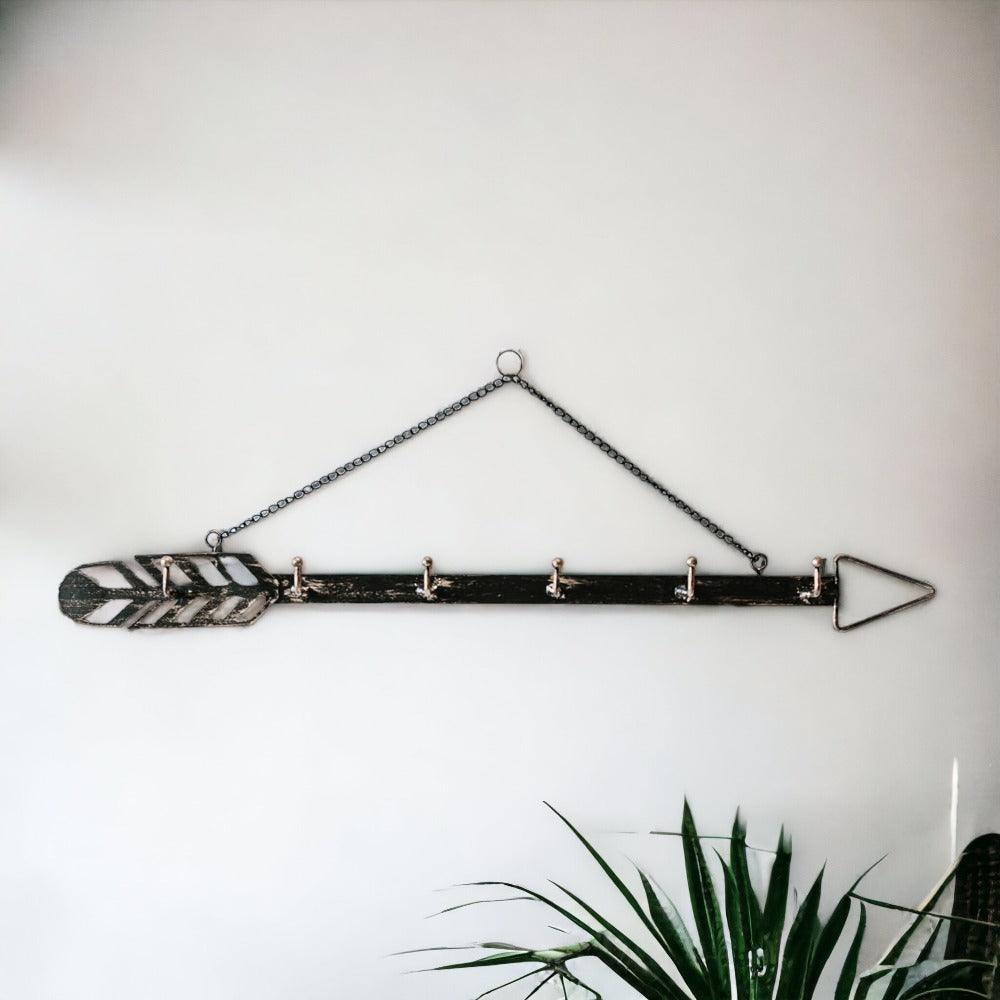 Hanging This Way Decorative Metal Arrow Wall Hooks
