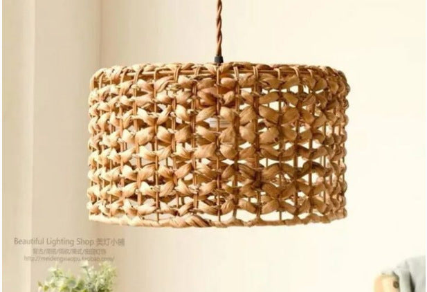 Large Rattan Pendant Lamp/Chandelier