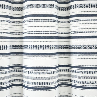 Urban Woven Yarn-Dyed Recycled Cotton Blend Shower Curtain