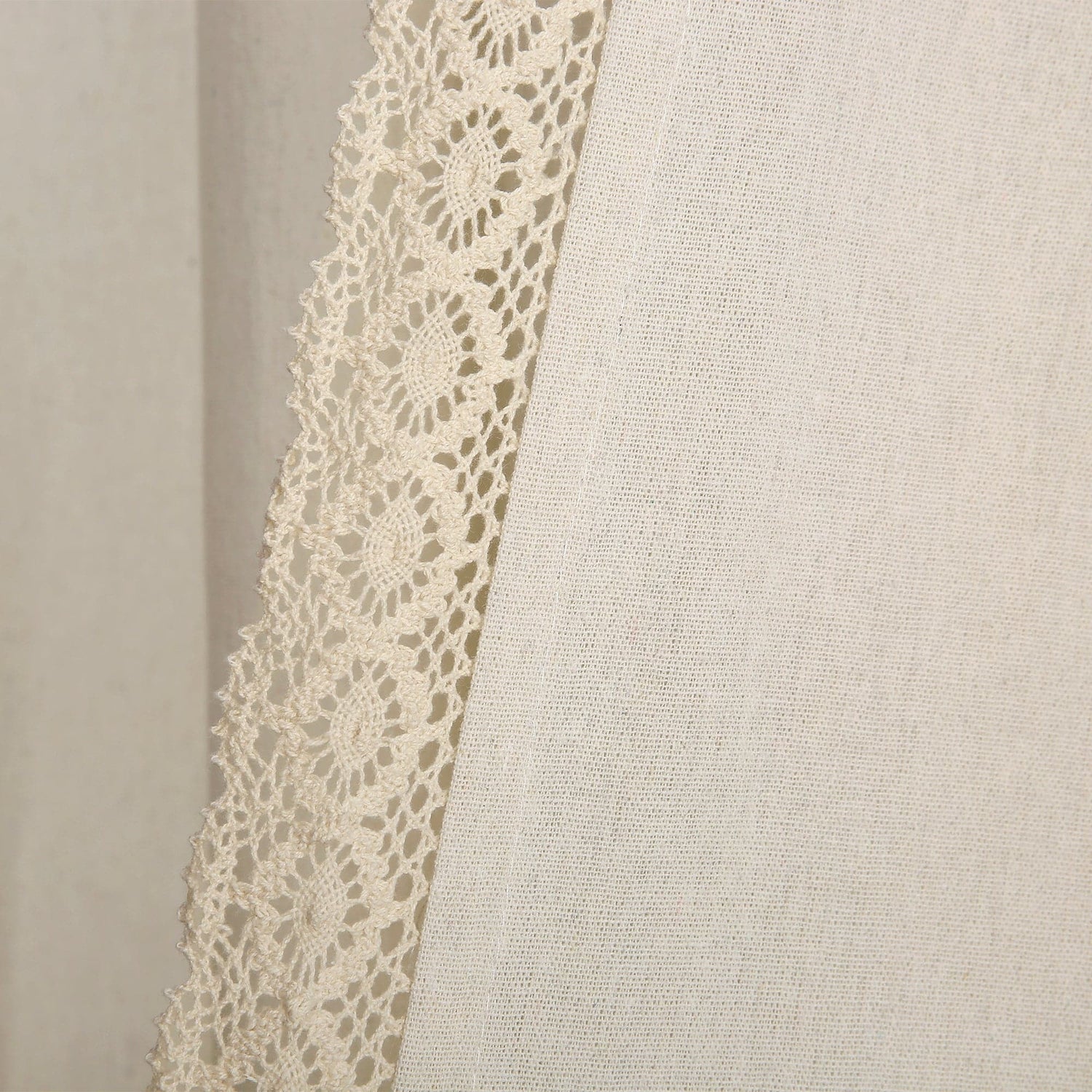 Rosalie Faux Linen Window Panel Set