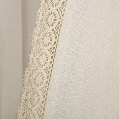 Rosalie Faux Linen Window Panel Set