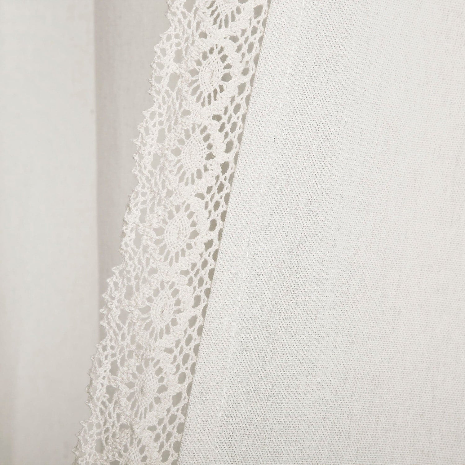 Rosalie Faux Linen Window Panel Set