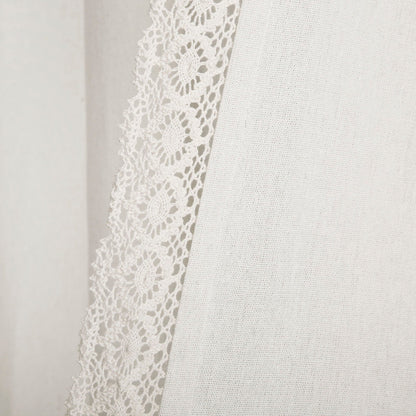 Rosalie Faux Linen Window Panel Set
