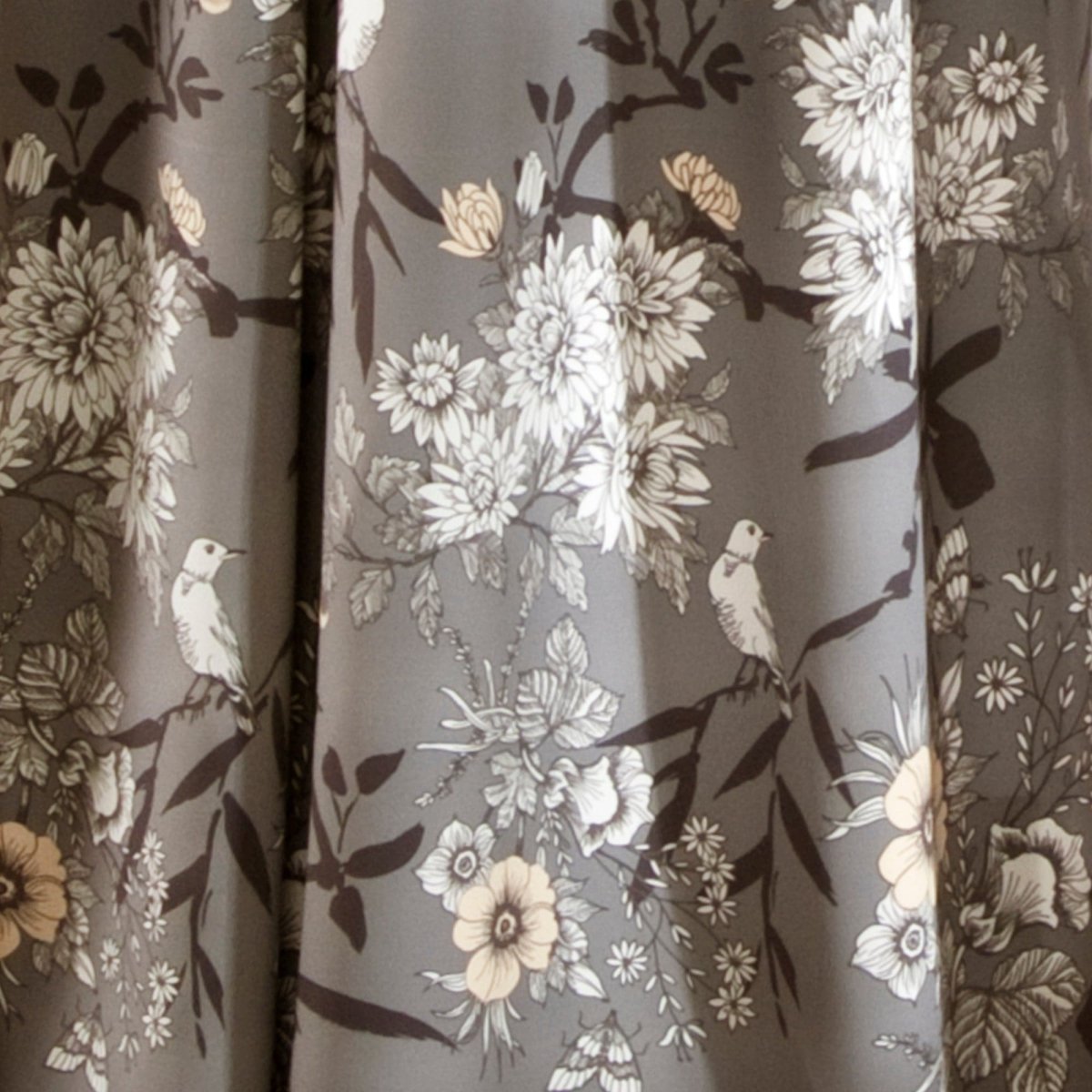 Botanical Garden Light Filtering Window Curtain Panel Sets -6 Colors