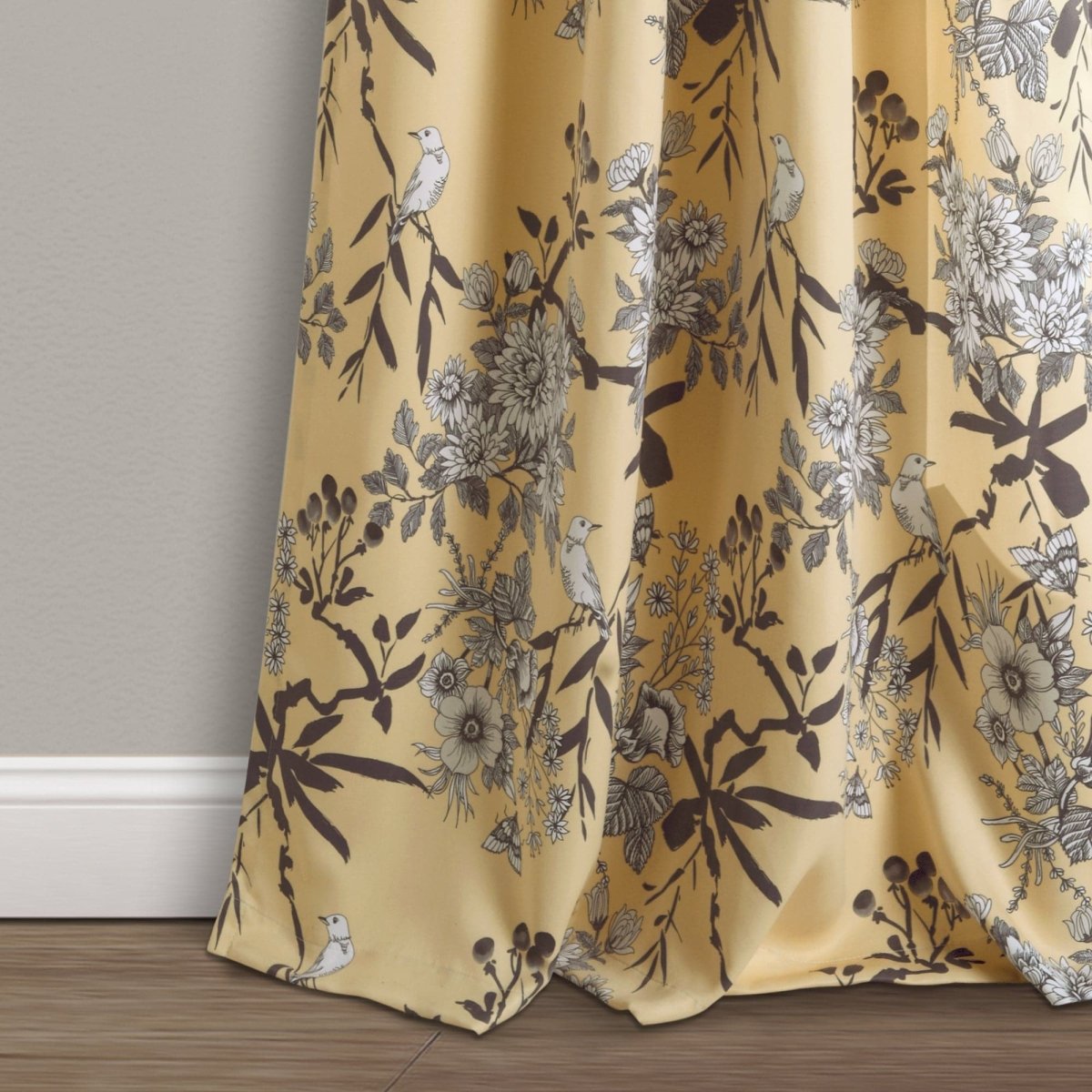 Botanical Garden Light Filtering Window Curtain Panel Sets -6 Colors