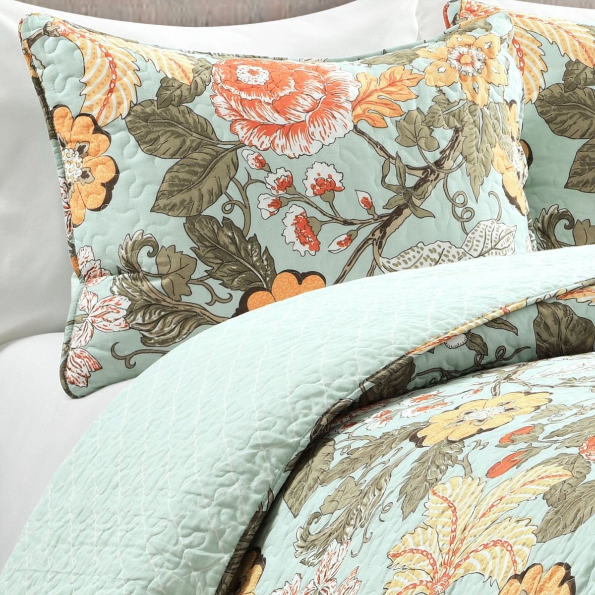 Sydney 3 Piece Quilt Sets - 6 Colors