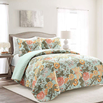 Sydney 3 Piece Quilt Sets - 6 Colors