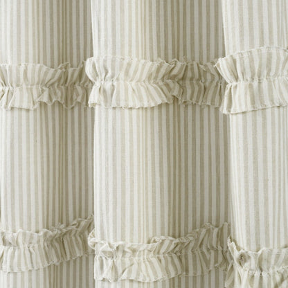 Vintage Stripe Yarn Dyed Shower Curtain