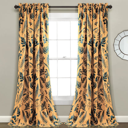 Devonia Light Filtering Window Curtain Panel Sets - 5 Colors