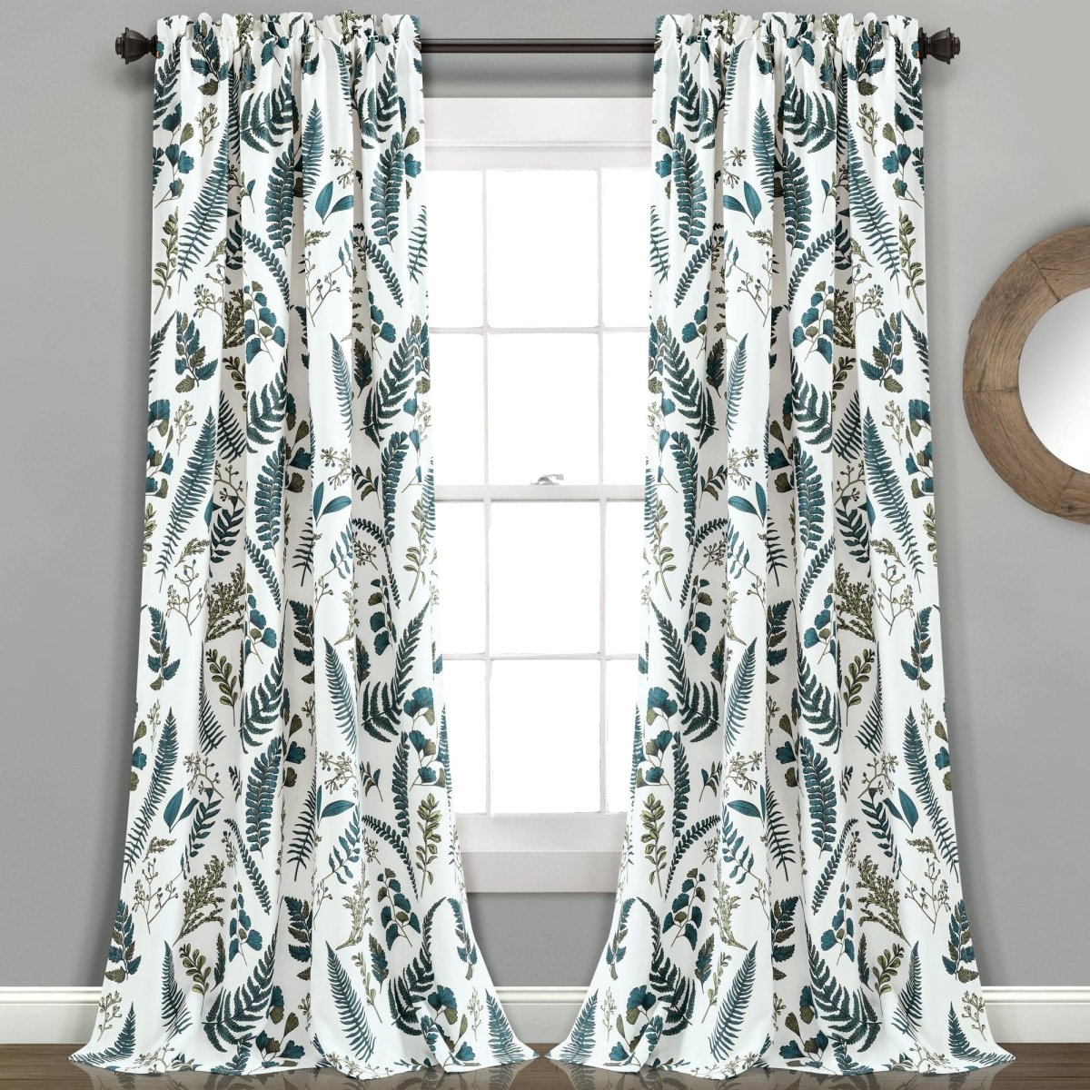 Devonia Light Filtering Window Curtain Panel Sets - 5 Colors