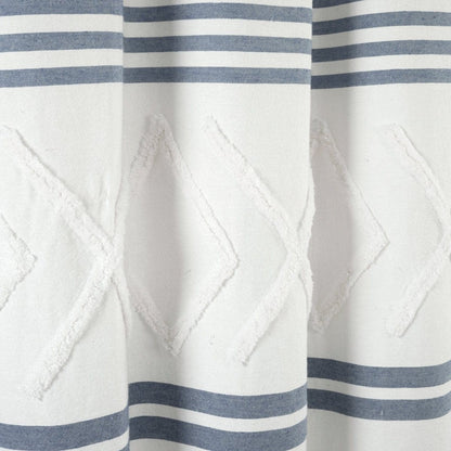 Urban Tufted Recycled Cotton Blend Shower Curtain