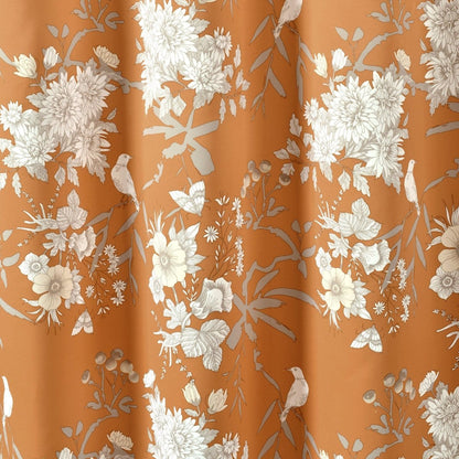 Botanical Garden Light Filtering Window Curtain Panel Sets -6 Colors