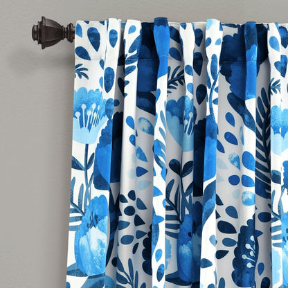 Poppy Garden Light Filtering Window Curtain Panel Sets