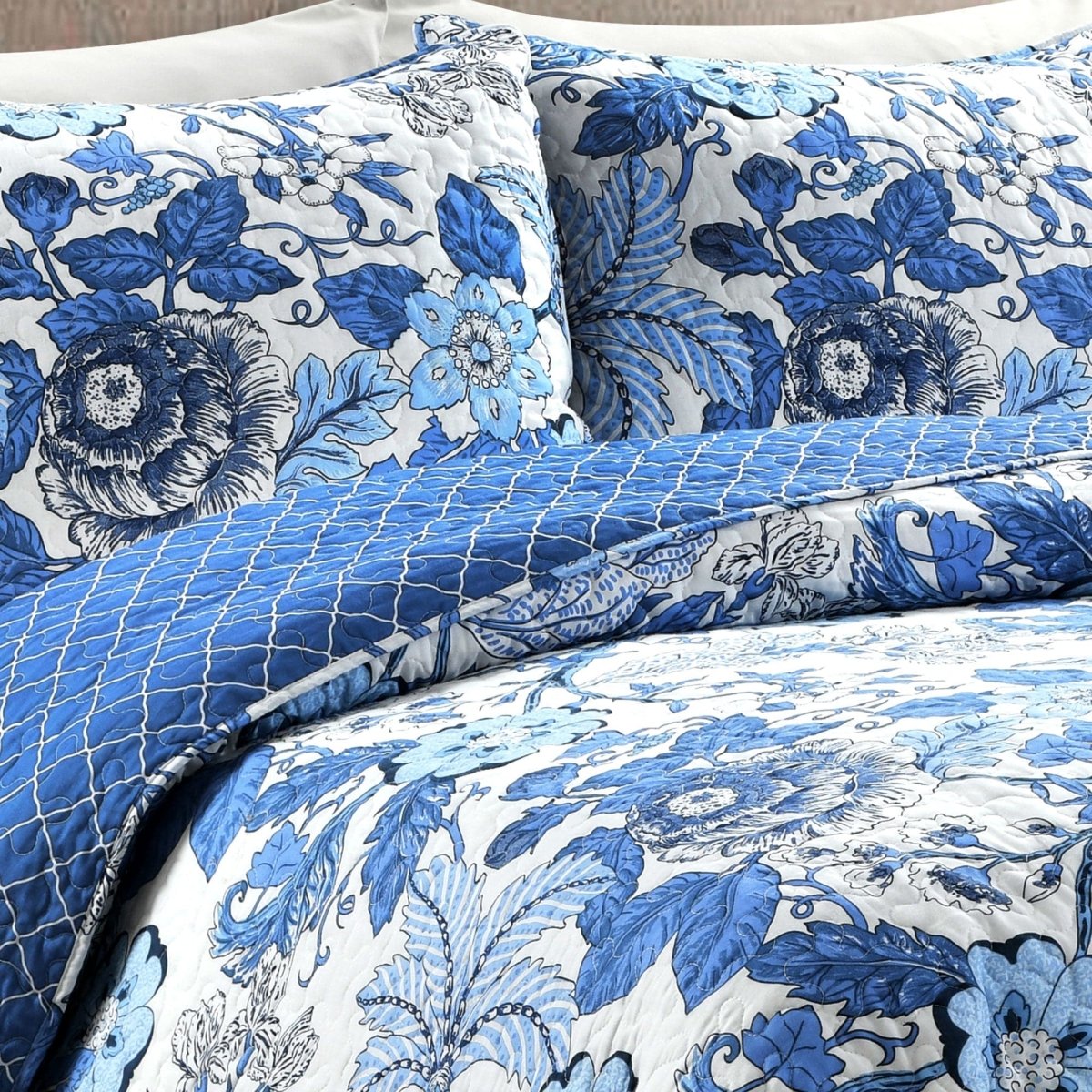 Sydney 3 Piece Quilt Sets - 6 Colors