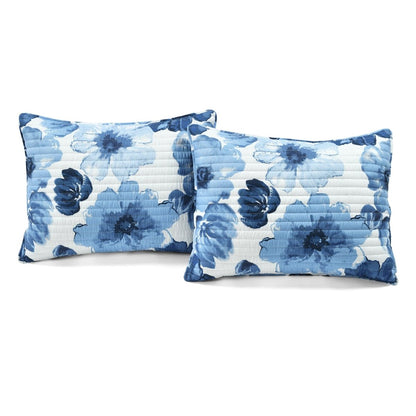 Leah 3 Piece Reversible Quilt Sets - 5 Colors